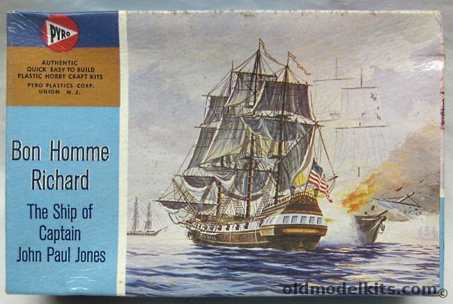 Pyro Bon Homme Richard - The Ship of Captain John Paul Jones, C367-50 plastic model kit